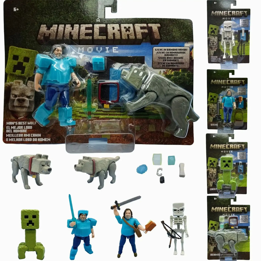 Minicraft Movie Action Figurines (10 cm)