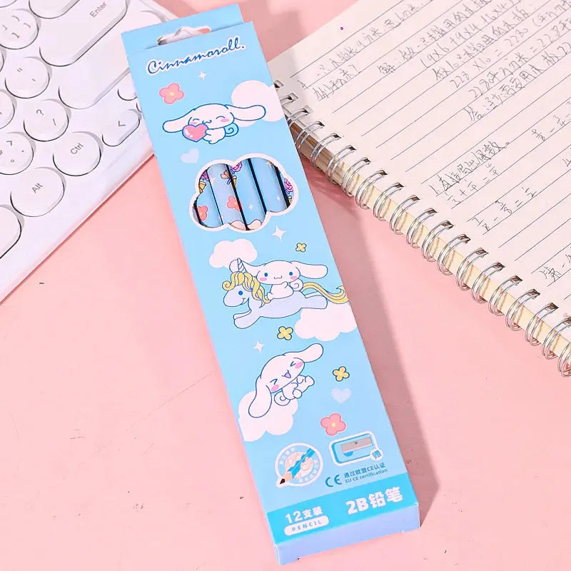 Sanrio Boxed Pencil Set (12 Pcs)