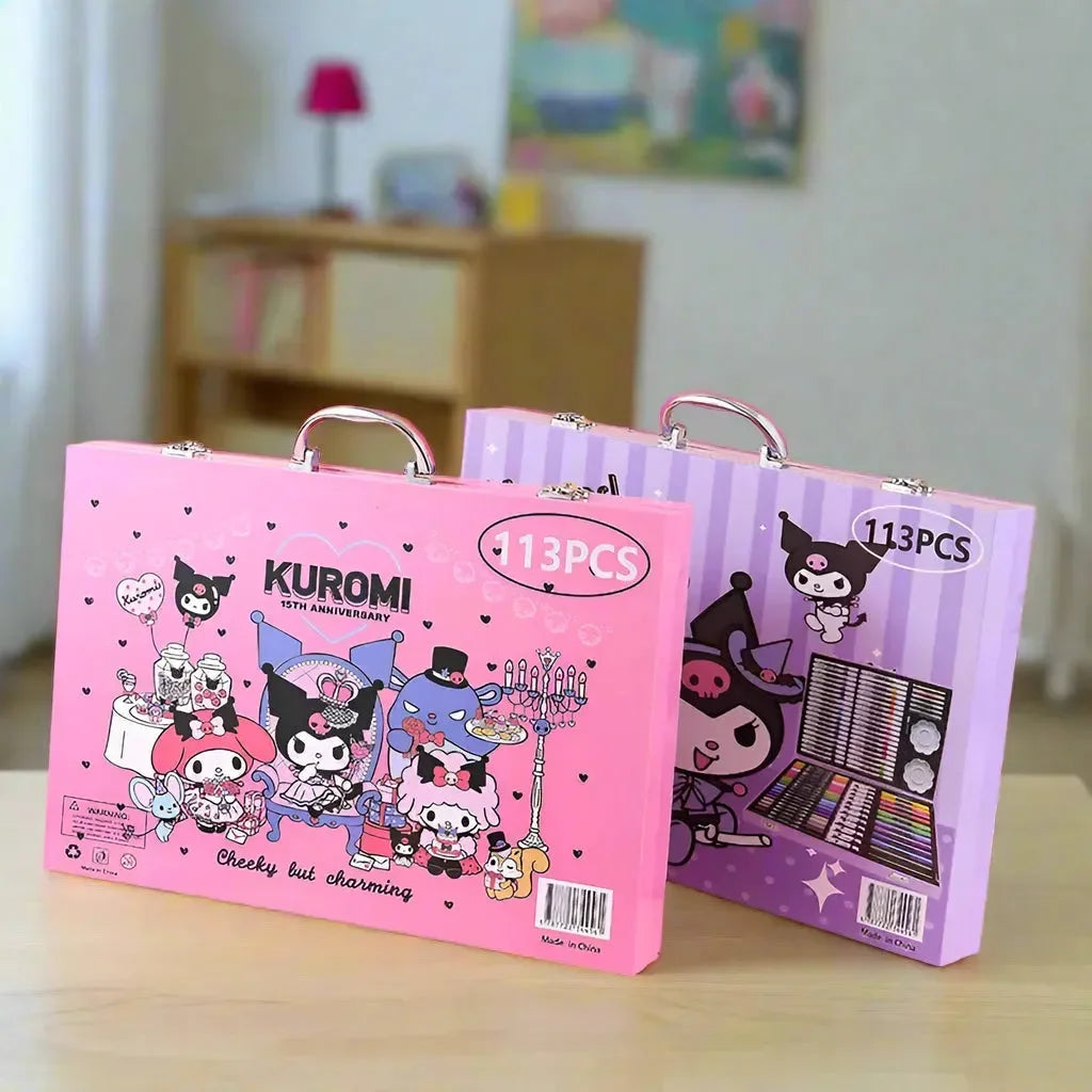 Mischief Masterpiece Kuromi Art Suitcase (113 Pieces)