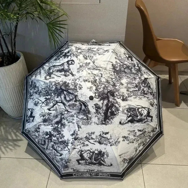 Premium Luxury Tiger Pattern Umbrella