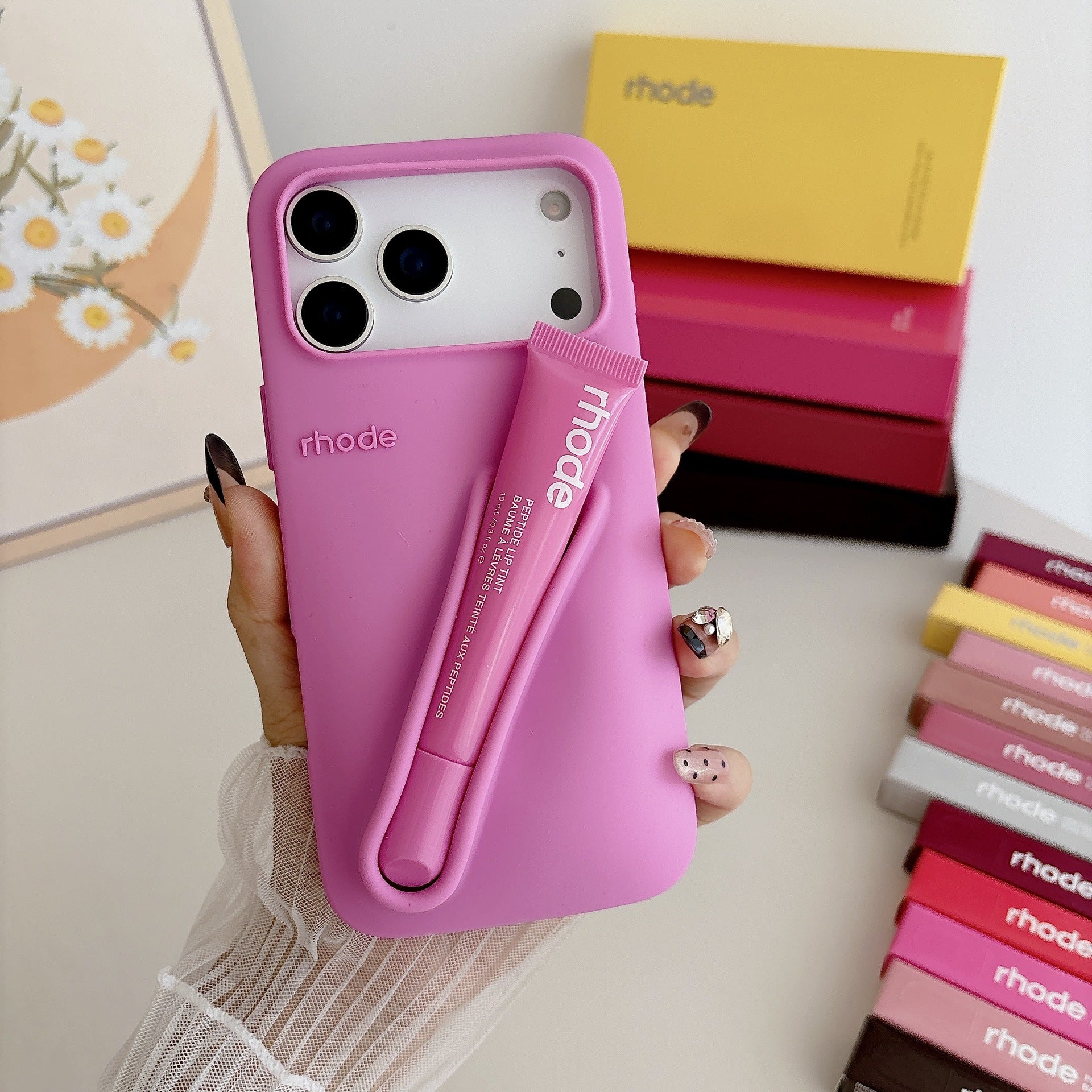 Glam Rhode Lipstick Case with Liptint (For iPhones)