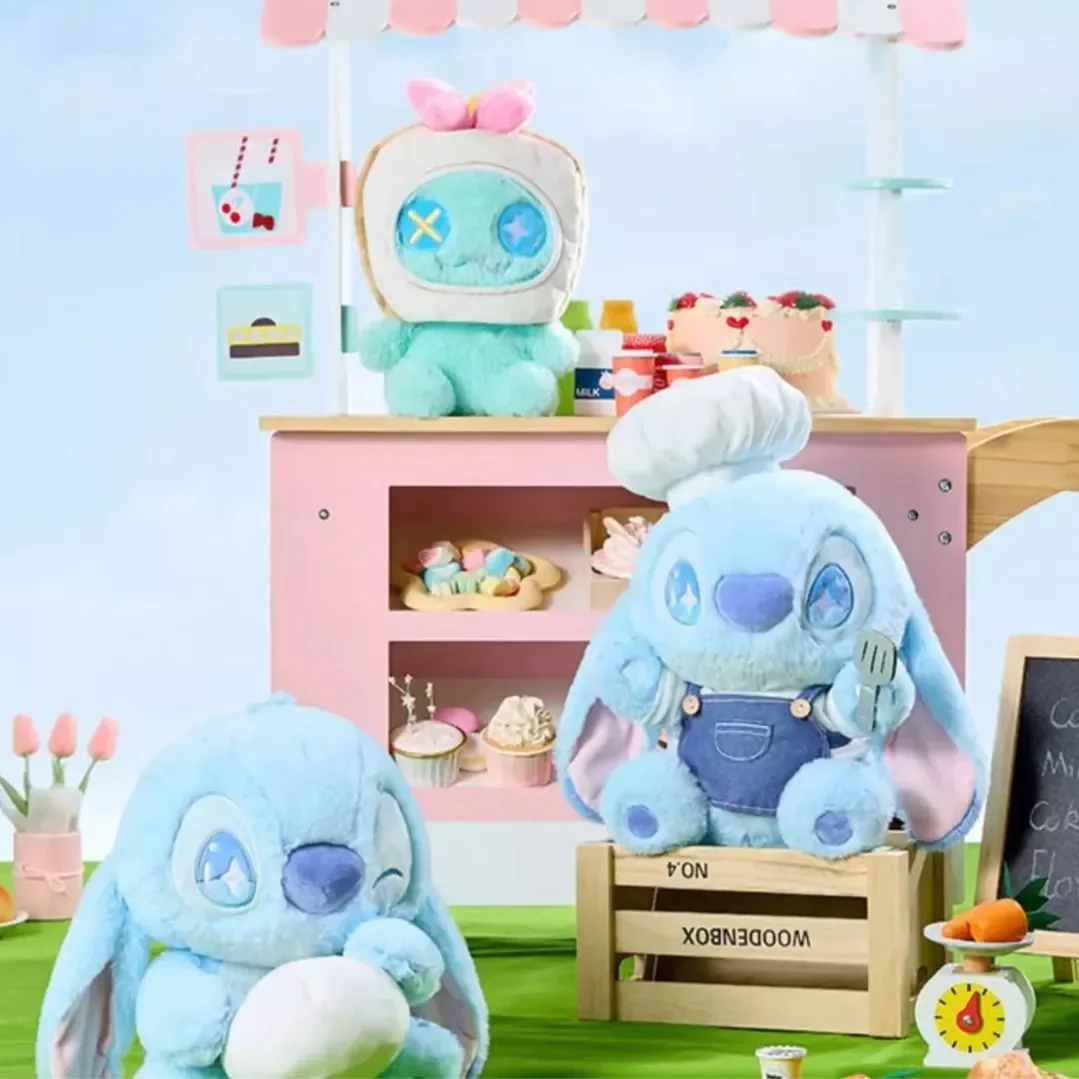 Peluche culinaire Alien bleu cosmique 