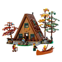 A-Frame Cabin Treehouse Building Block Set