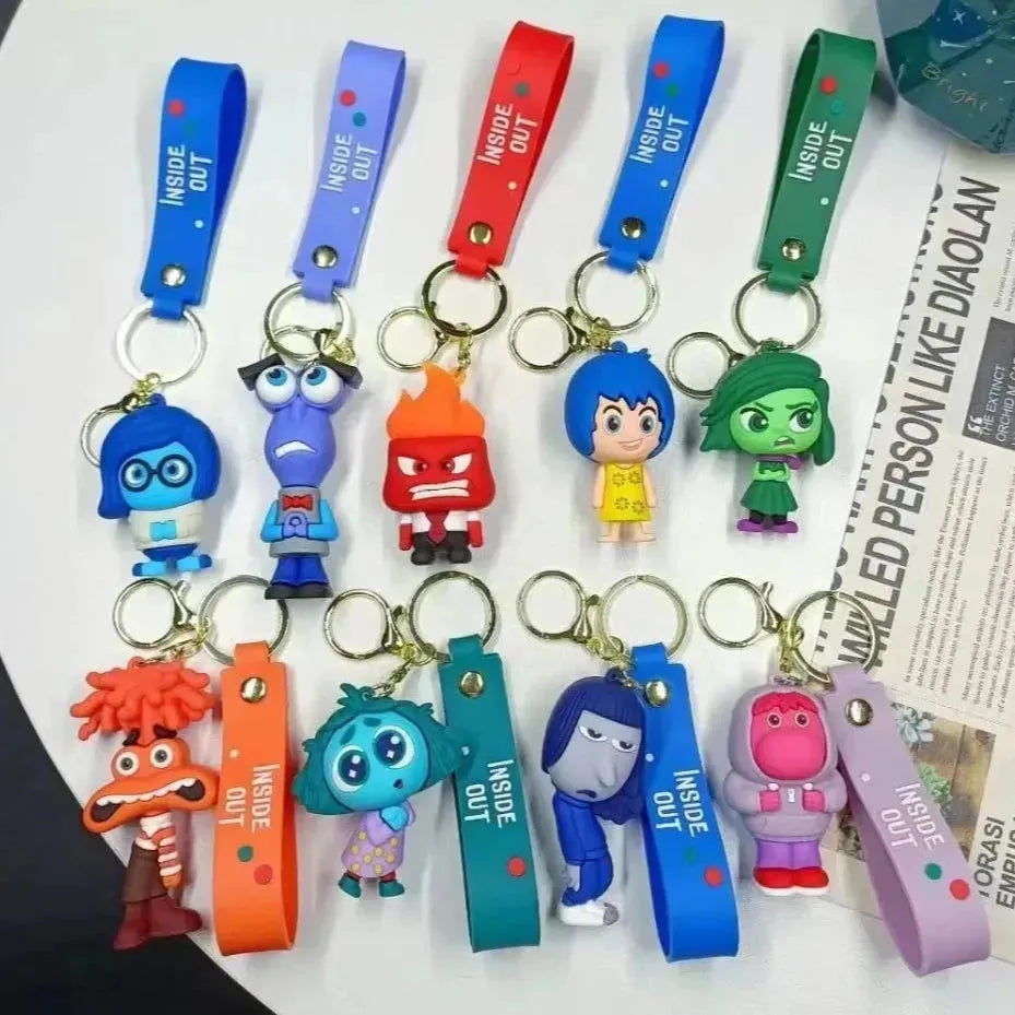 Inside Out Emotions 3D Keychain