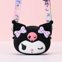 Kawaii Kuromi Silicon Sling Bag