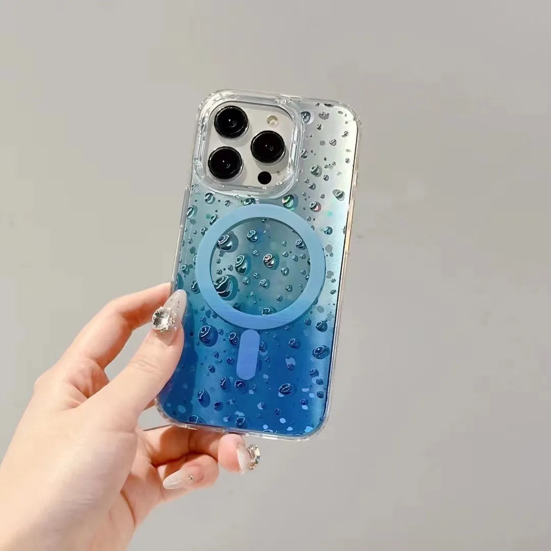 3D Realistic Raindrops Phone Case (For iPhones)