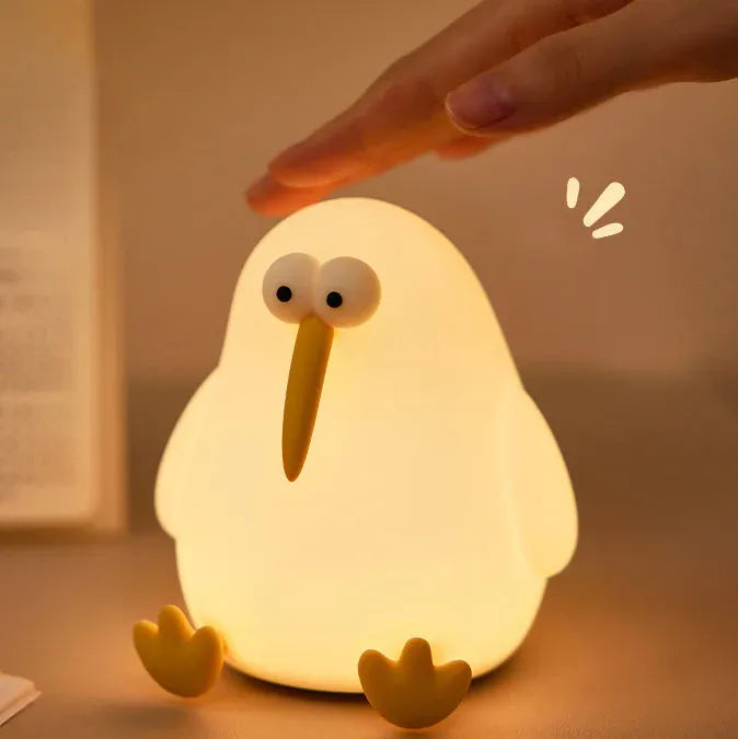 3D Silicone Kiwi LED Night Lamp