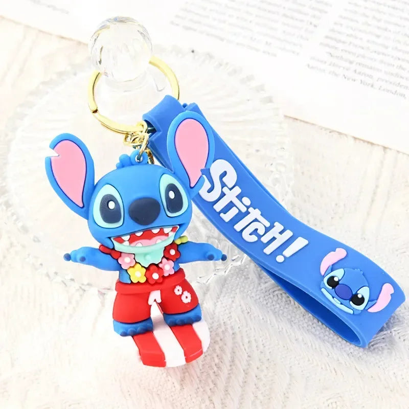 Blue Alien Adventure Keychain