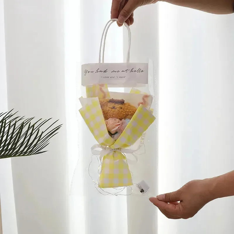 Sanliou Flower Bloom Mini Plush Bouquet