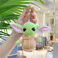 Adorable Baby Yoda Plush Keychain