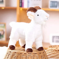 Realistic Horned Goat Plush