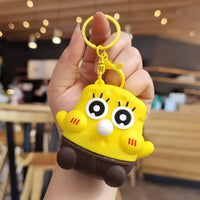 Spongebob & Patrick Squishy Keychain