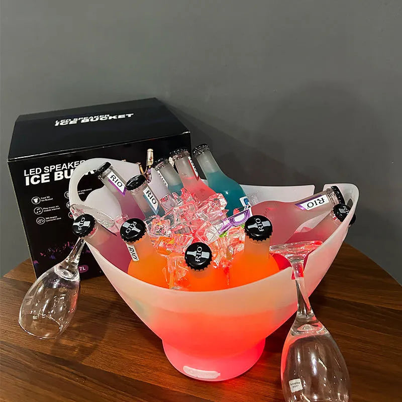 Real Ice Bucket Glowing Speaker