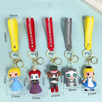 Alice In Wonderland 3D Keychain