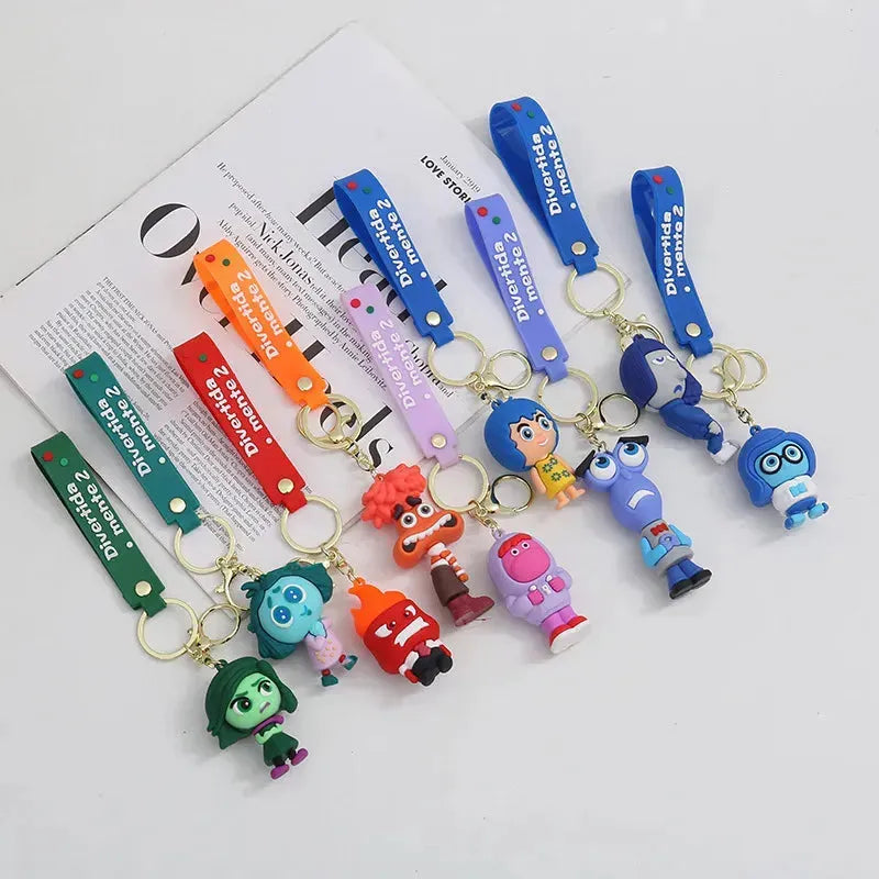 Inside Out Emotions 3D Keychain