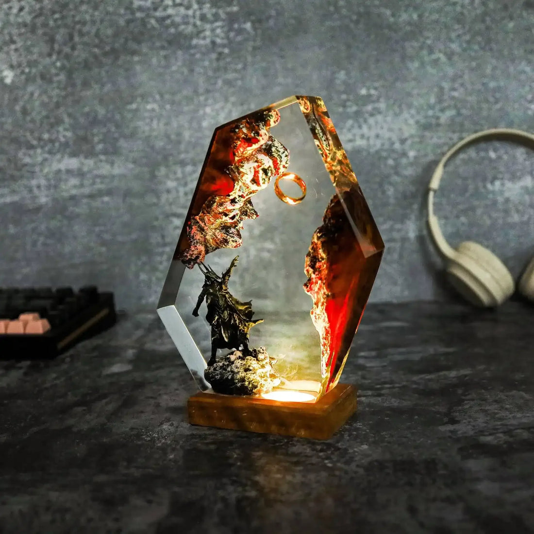 Lampe en résine LOTR Illuminate Realm 