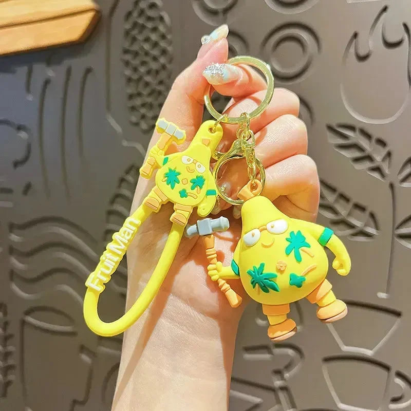 Fruit Avengers 3D Silicone Keychain