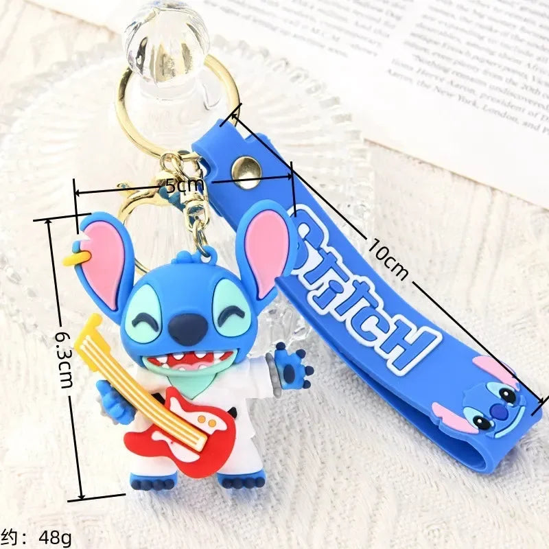 Blue Alien Adventure Keychain