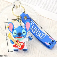 Blue Alien Adventure Keychain