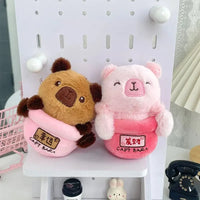 Chill Vibes Fortune Capybara Keychain