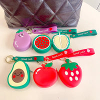 Foodie Coin Purse Keychains