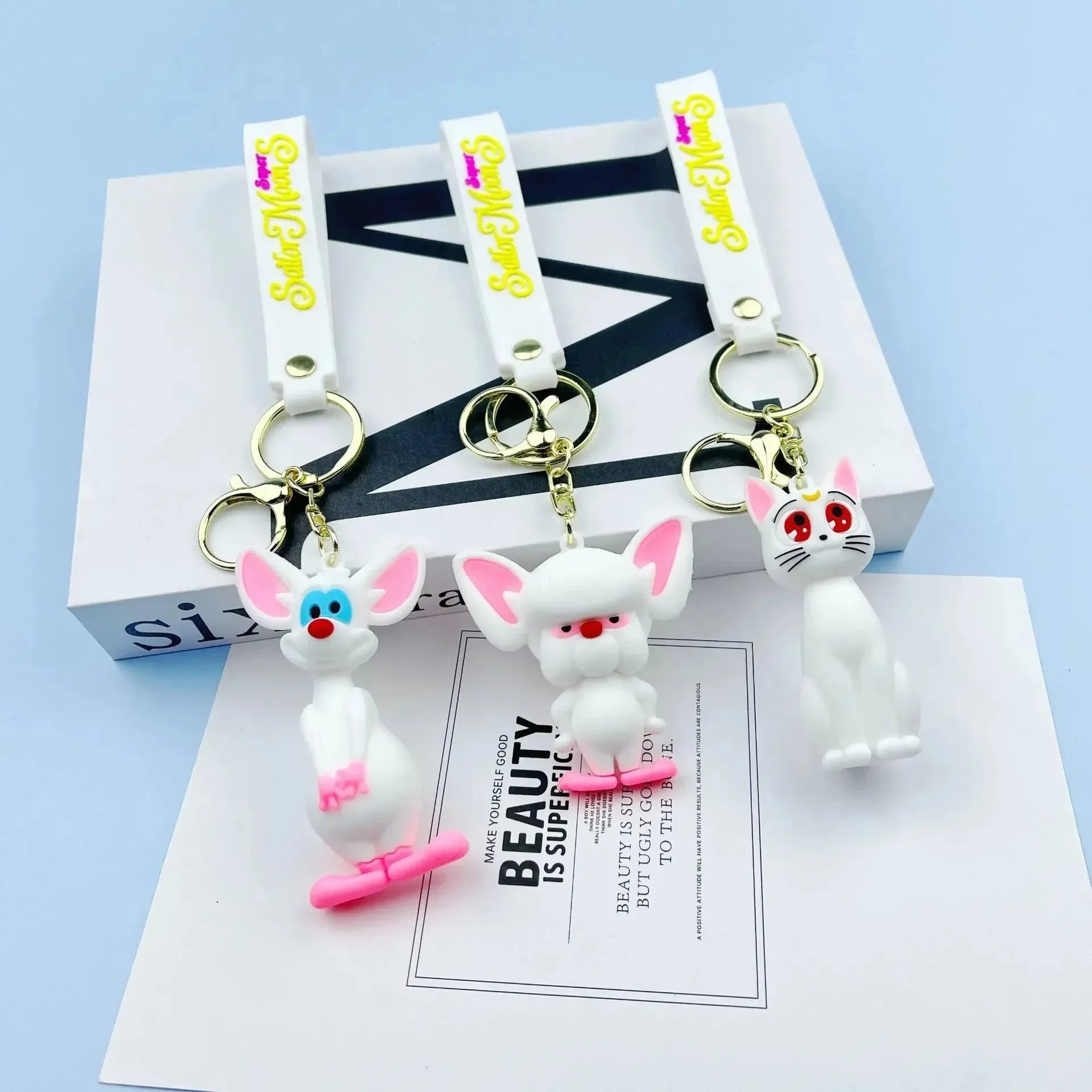 Sailor Moon Cat 3D keychain