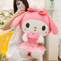 Kuromi My Melody Gift of Heart Plushies