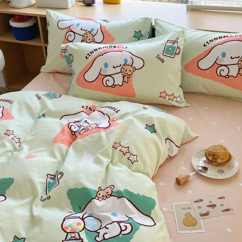 Cartoon Anime Bedding Set PN5800 - Bear Hugs