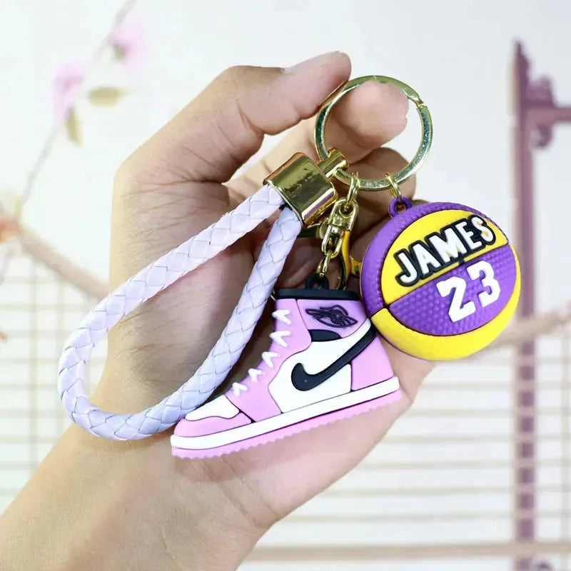 Air Bound Sneaker Ball Keychain
