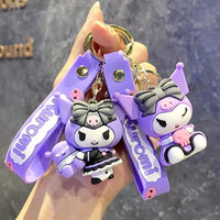 Kuromi Style Squad 3D Keychain