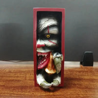 Bibliophile Beast Bookshelf Horror Mark