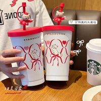 Starbucks Star Series Cat Straw Mug (550 ml)