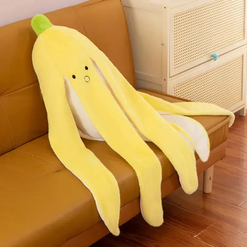 Peeled Banana Plushie