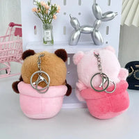 Chill Vibes Fortune Capybara Keychain