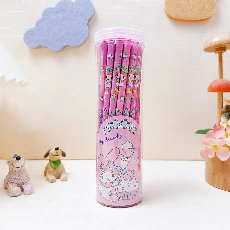 Sanrio Barrel Pencil Set (30 Pcs)