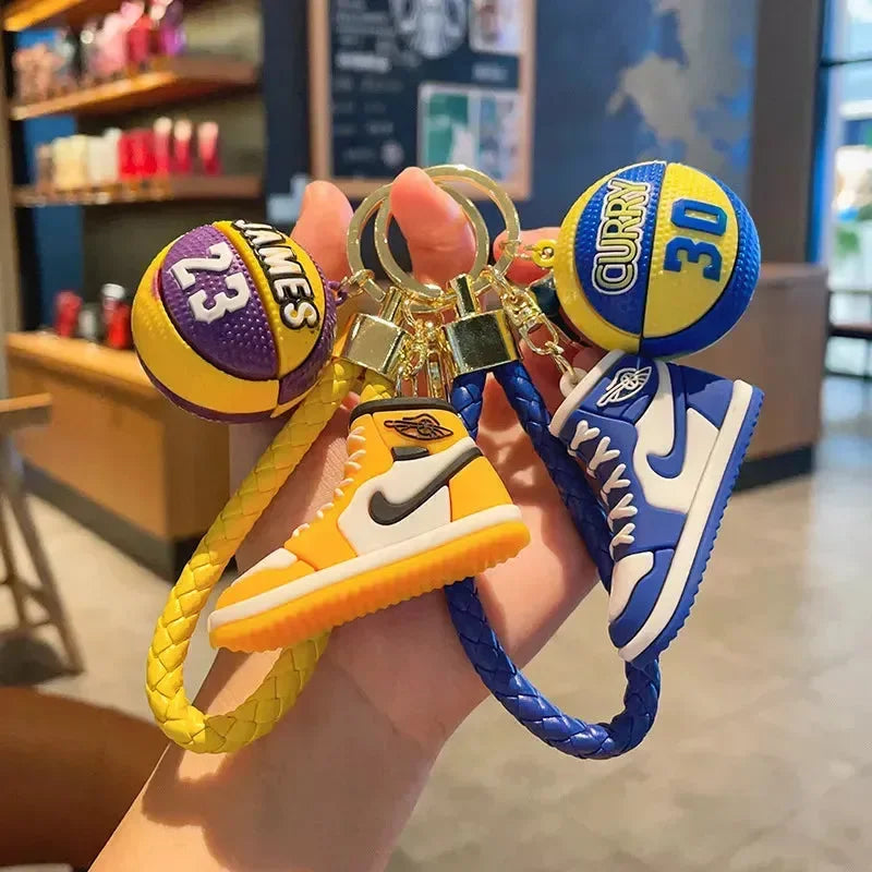 Air Bound Sneaker Ball Keychain