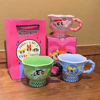 Powerpuff Girls Ceramic Breakfast Mugs (360 ml)