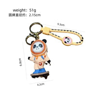 Astro Panda 3D Keychain