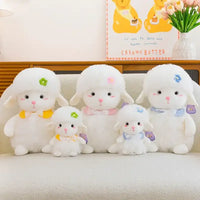 Floral Bow Lamb Plushie