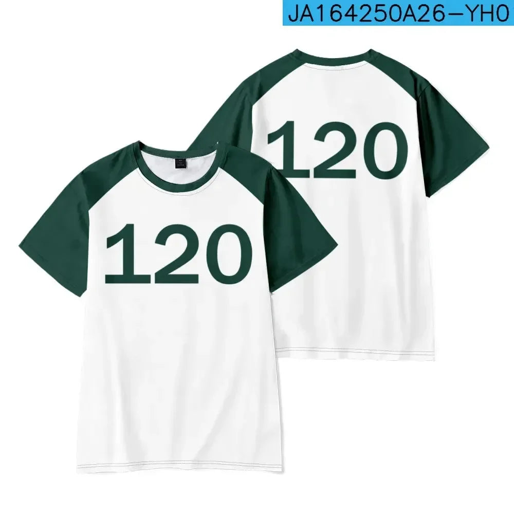 تي شيرت المتسابق في لعبة الحبار 