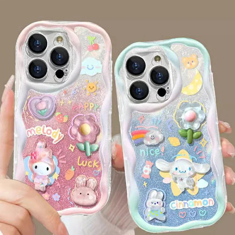 Cartoon Anime Phone Case for iphone X/XS/XR/XS Max/11/11pro/11pro max/12/12mini/12pro/12pro max/13/13pro/13pro max/14/14plus/14pro/14pro max/15/15pro/15pro max /16/16pro/16pro max PN6693 - Bear Hugs