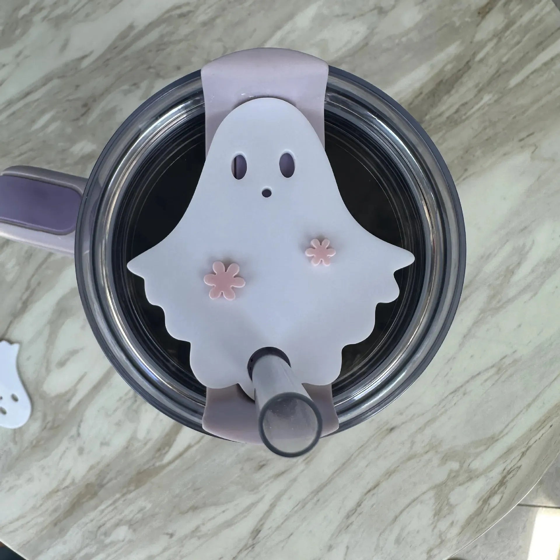 Cute Ghost Cover Tag for Stanley Cup