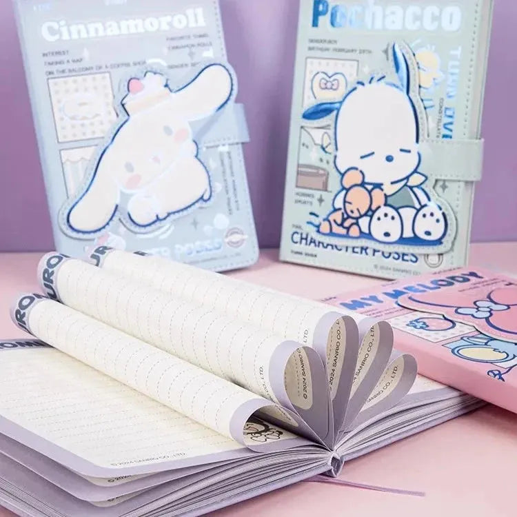 Sanrio Character Poses B6 Notebook