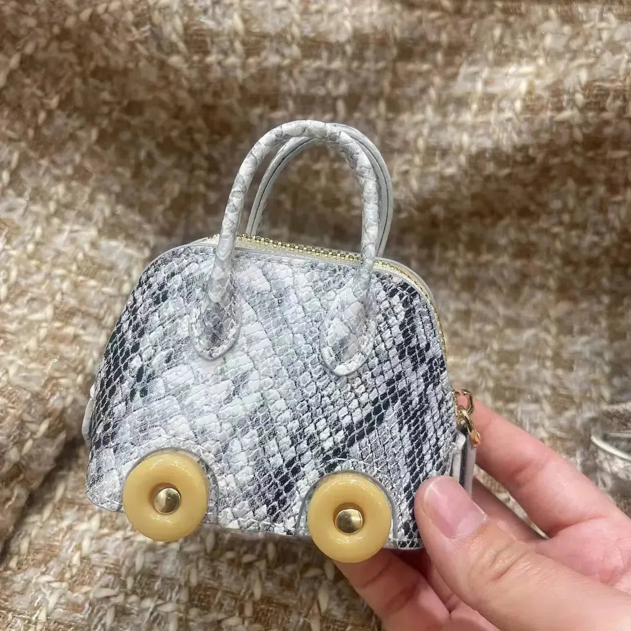 Wheelie Stash Luxe Purse Keychain