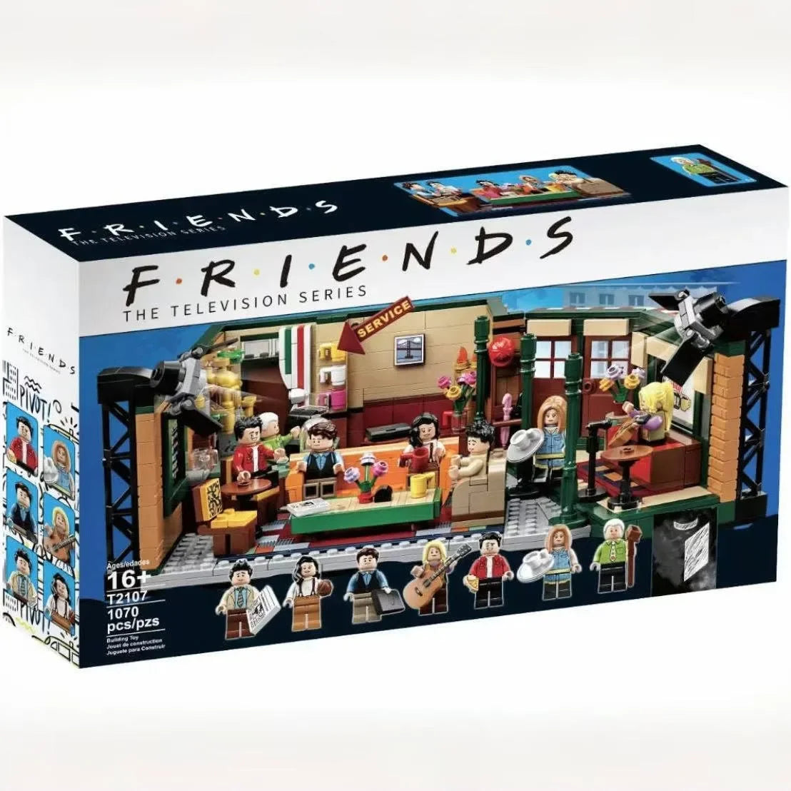 Ensemble de blocs de construction Friends Central Perk Cafe 