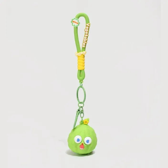 Screaming Vegetables Eye-Popping Keychain