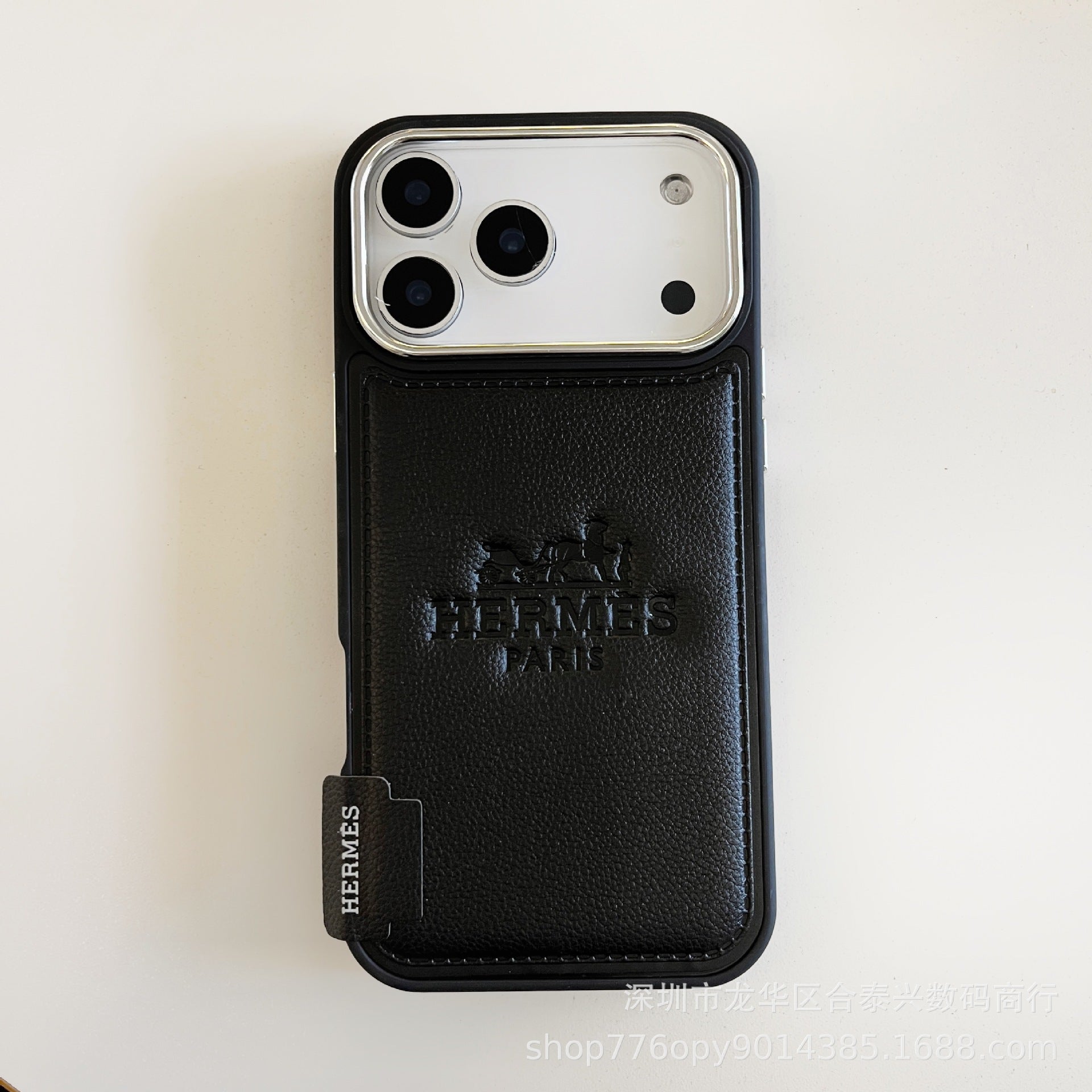 Horse Carriage Luxe Leather Phone Case (For iPhones)