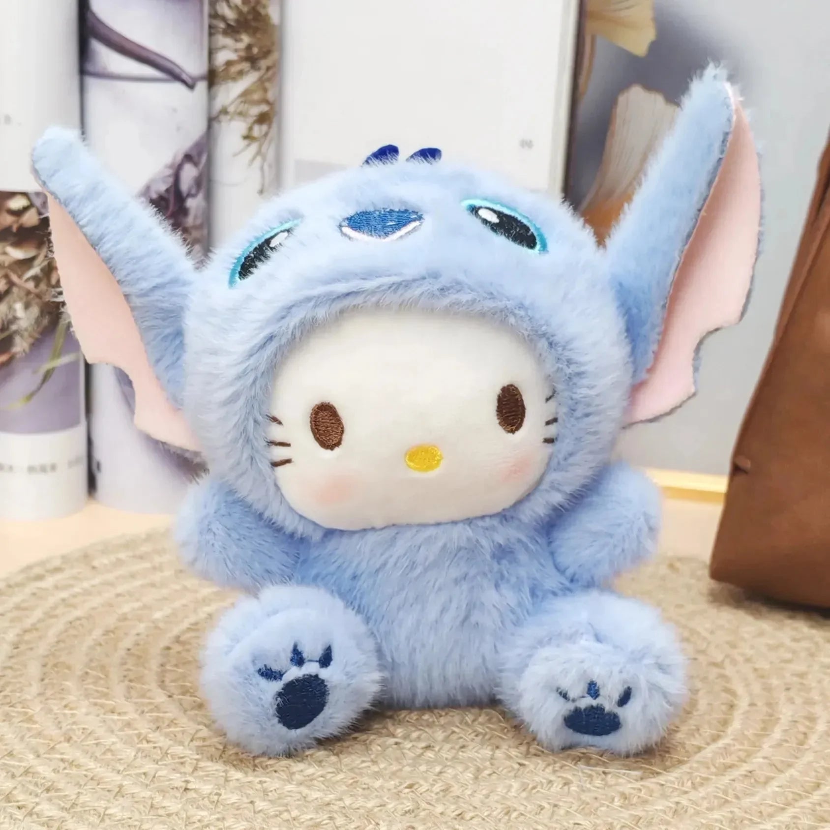 Stitch-Suited Sanliou Plush Keychain