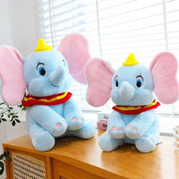 Peluche éléphant aux oreilles tombantes 