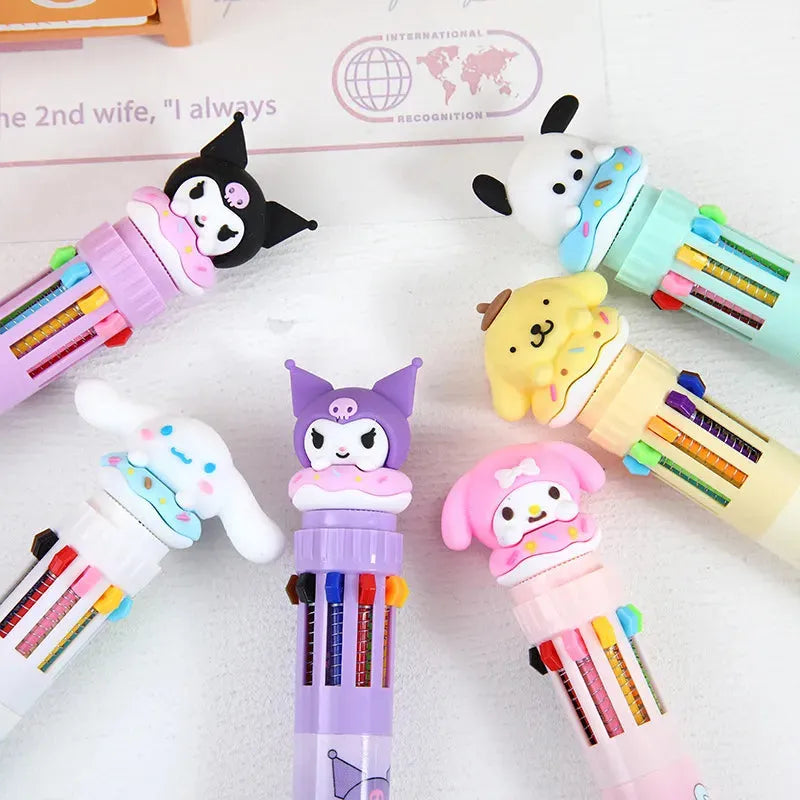 Sanrio 10-in-1 Kawaii Ball Pen